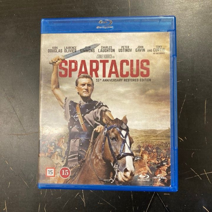 Spartacus (1960) (55th anniversary restored edition) Blu-ray (M-/M-) -seikkailu-